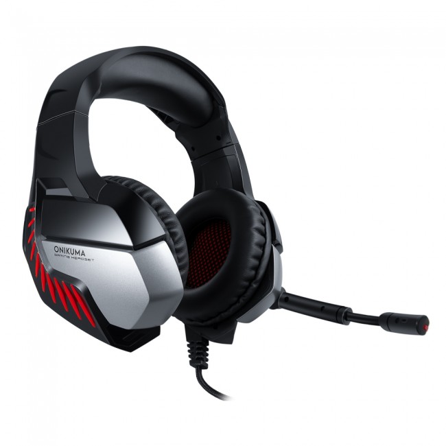 Наушники игровые Onikuma K5 PRO с микрофоном Black-Red — изображение 2