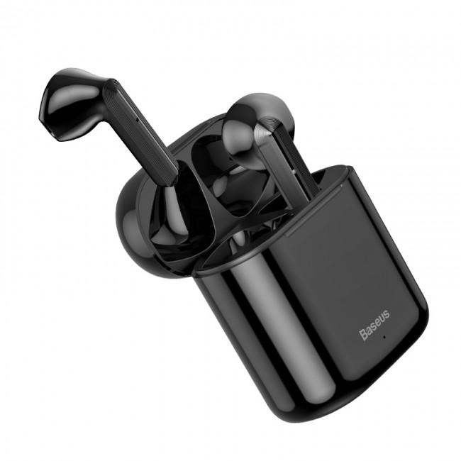 Беспроводные Bluetooth наушники Baseus Encok W09 TWS Black — изображение 2
