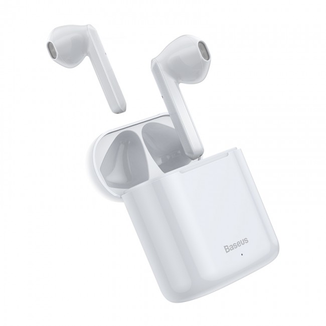 Беспроводные Bluetooth наушники Baseus Encok W09 TWS White — изображение 2