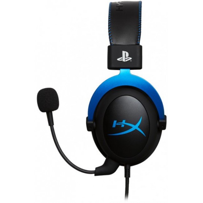 Игровая гарнитура HyperX Cloud Gaming Headset для PS4 Black-Blue (HX-HSCLS-BL/EM) — изображение 2