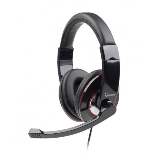 Гарнитура телефона или ноутбука (1 x Mini-jack 3,5 мм, 4-pin) Gembird MHS-001 Black