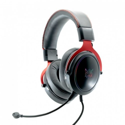 Игровые наушники для пк с микрофоном и подсветкой проводные Onikuma X10 Black