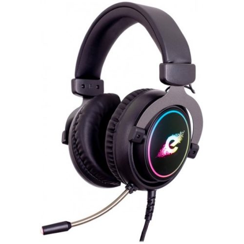 Геймерские наушники с микрофоном и подсветкой Ergo GН 230 Black