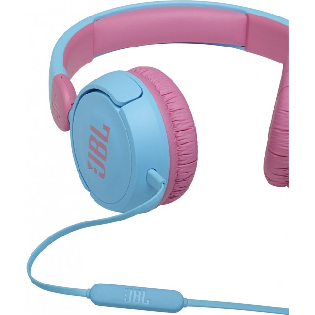 Проводные наушники для детей с ограничением громкости JBL JR310 Blue (JBLJR310BLU) — изображение 4