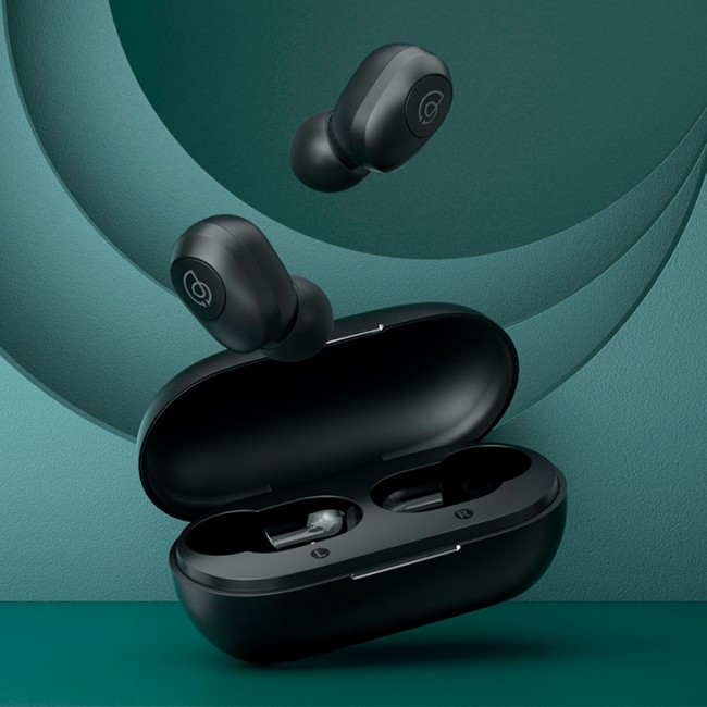 Bluetooth наушники Haylou GT2S Global TWS с зарядным кейсом Black — изображение 3