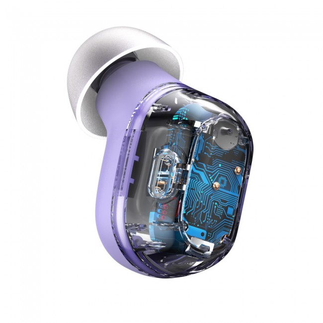 Беспроводные Bluetooth наушники Baseus Encok True Wireless Earphones WM01 Purple — изображение 5