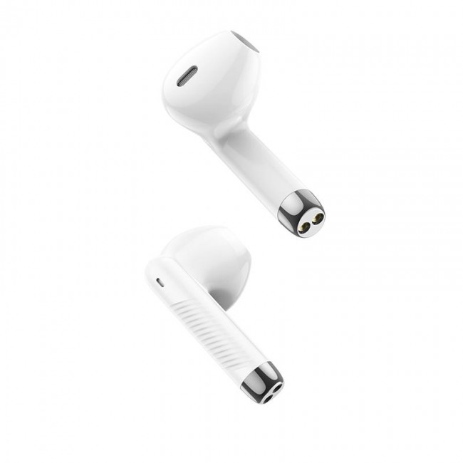 Беспроводные наушники для айфона Hoco ES56 Scout TWS wireless headset с зарядным кейсом White — изображение 2