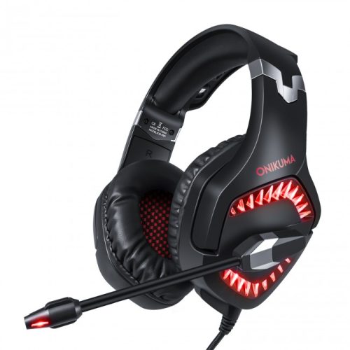 Наушники игровые Onikuma K1 PRO с микрофоном Black-Red
