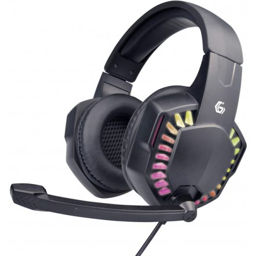 Игровая гарнитура с подсветкой Gembird GHS-06 Black