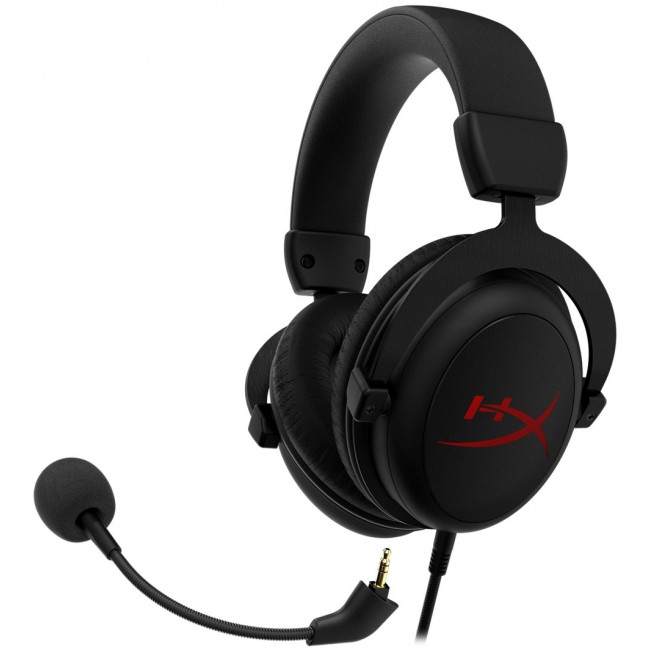Игровые наушники с микрофоном (гарнитура) HyperX Cloud Core Black (HX-HSCC-2-BK/WW) — изображение 3