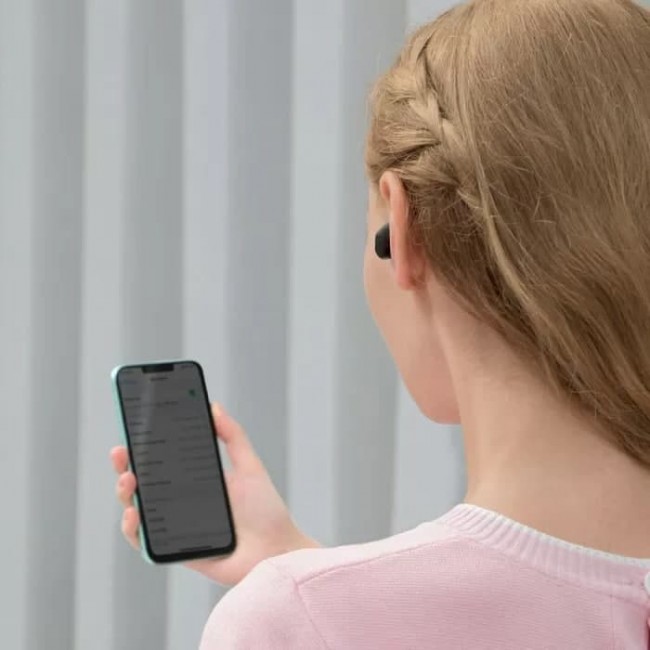 Беспроводные Bluetooth наушники Baseus Encok True Wireless Earphones WM01 Plus Black — изображение 4