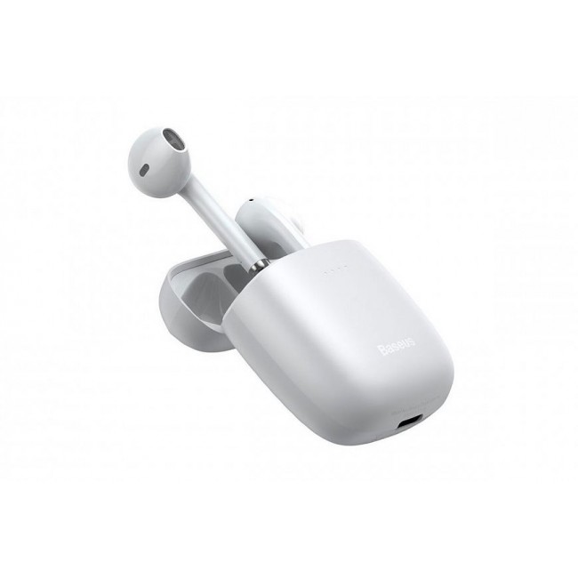 Bluetooth наушники Baseus Encok TWS W04 Pro White — изображение 4