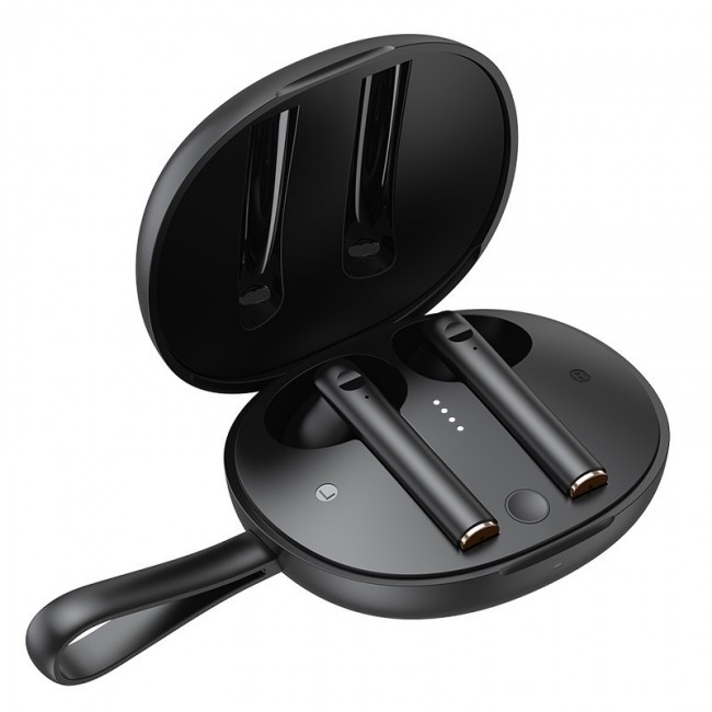 Беспроводные Bluetooth наушники Baseus Encok True Wireless Earphones W05 с зарядным кейсом Black