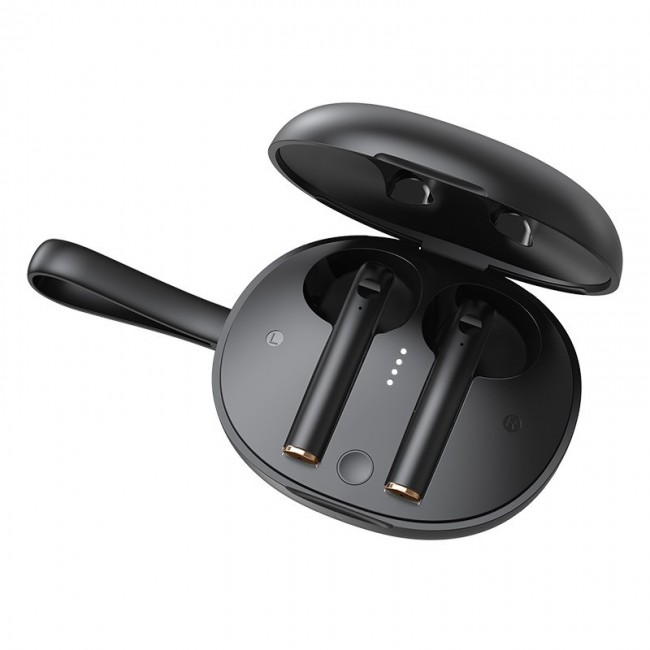 Беспроводные Bluetooth наушники Baseus Encok True Wireless Earphones W05 с зарядным кейсом Black — изображение 2
