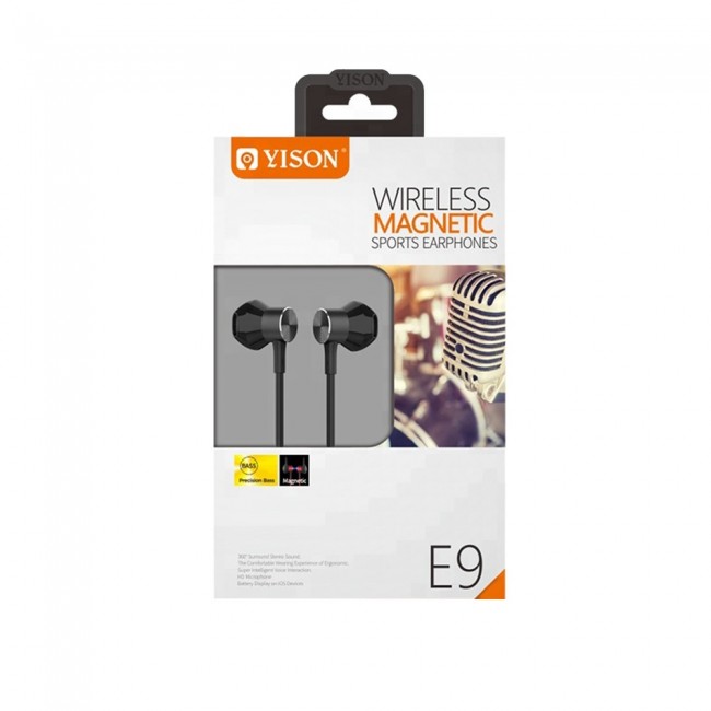 Bluetooth наушники Yison E9 Black — изображение 2