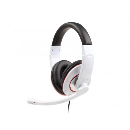 Гарнитура телефона или ноутбука (1 x Mini-jack 3,5 мм, 4-pin) Gembird MHS-001-GW White