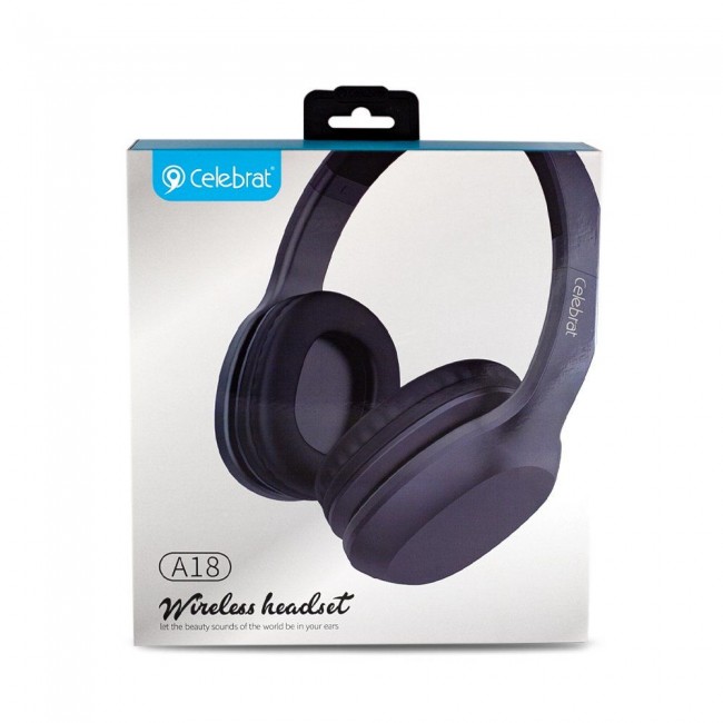 Bluetooth наушники Celebrat A18 Black — изображение 2