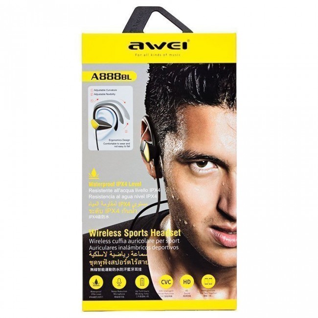Bluetooth наушники Awei B888BL Black — изображение 3
