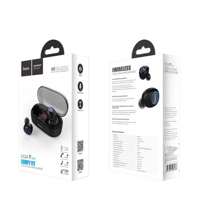 Bluetooth наушники Hoco ES24 Black — изображение 5