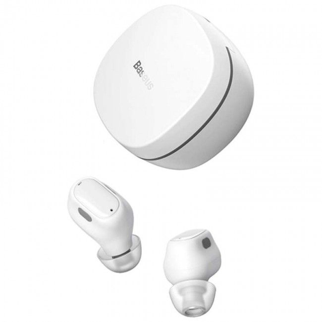Беспроводные Bluetooth наушники Baseus Encok True Wireless Earphones WM01 White — изображение 2