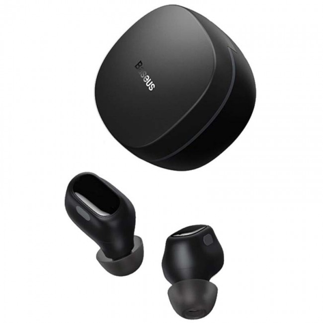 Беспроводные Bluetooth наушники Baseus Encok True Wireless Earphones WM01 Black — изображение 4
