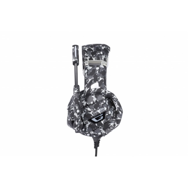 Наушники игровые Onikuma K5 с микрофоном Camouflage Grey — изображение 3