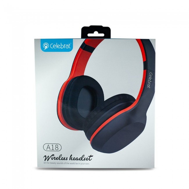 Bluetooth наушники Celebrat A18 Red — изображение 2