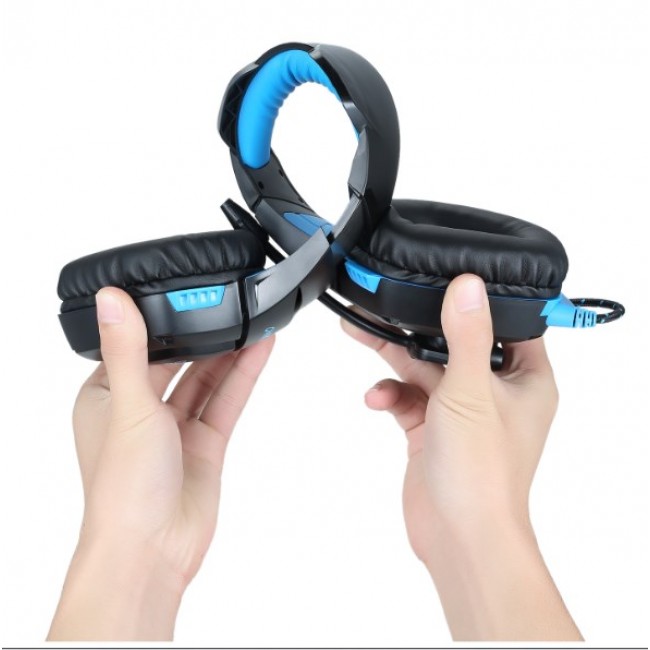 Наушники игровые Onikuma K1-B с микрофоном Black-Blue — изображение 3