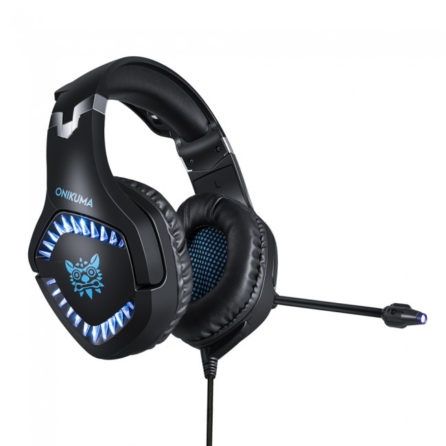 Наушники игровые Onikuma K1 PRO с микрофоном Black-Blue — изображение 3