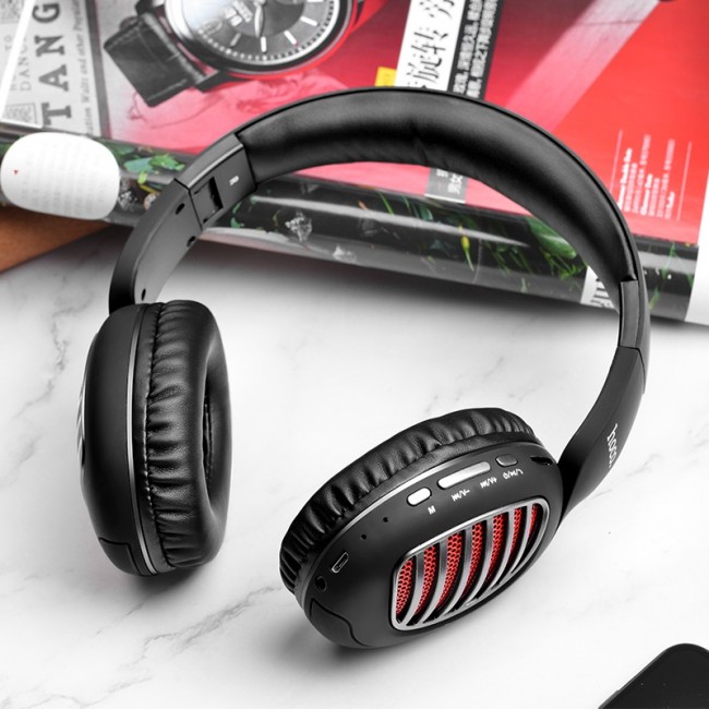 Bluetooth наушники Hoco W23 Brilliant sound Black — изображение 3