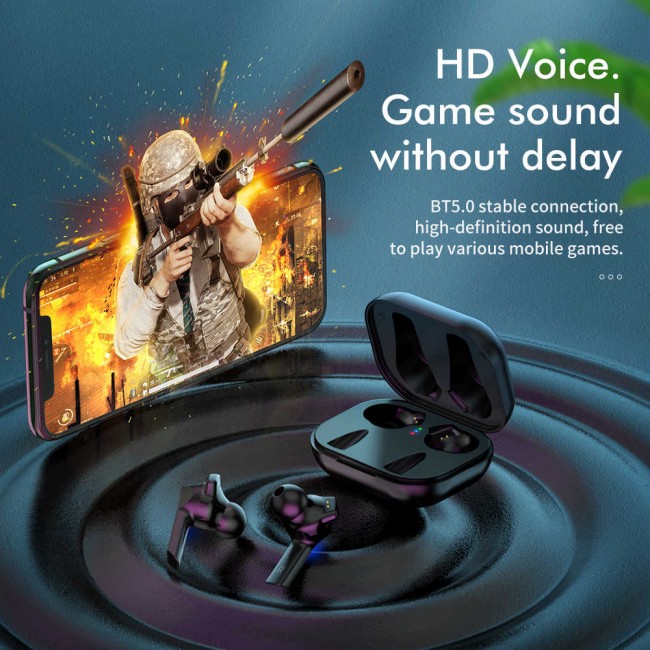 Bluetooth наушники Hoco ES34 TWS Black — изображение 6