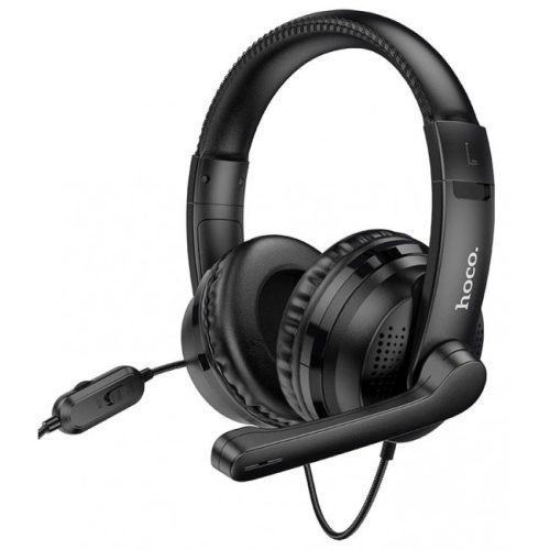 Игровые наушники для ПК с микрофоном Hoco W103 Magic tour gaming headphones Black