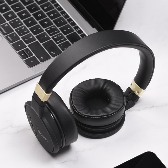 Bluetooth наушники Hoco W26 Enjoyment Black — изображение 3