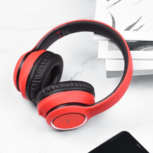 Bluetooth наушники Hoco W28 Journey Red — изображение 2