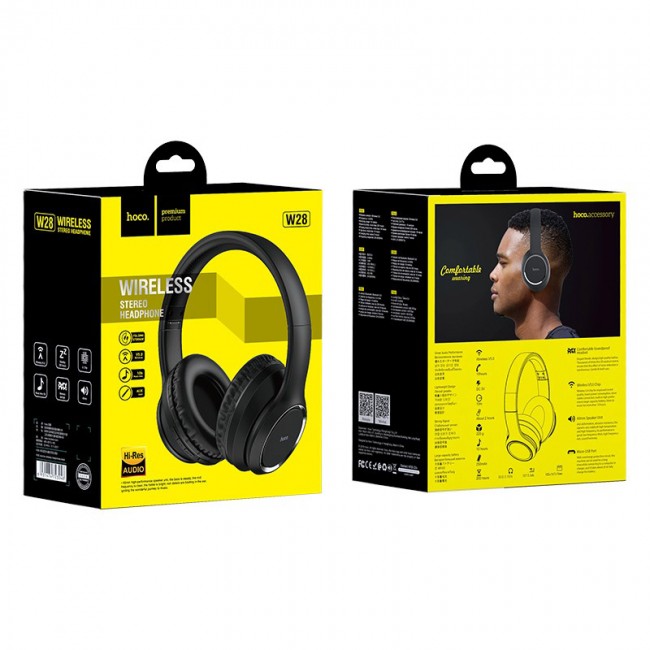 Bluetooth наушники Hoco W28 Journey Black — изображение 3