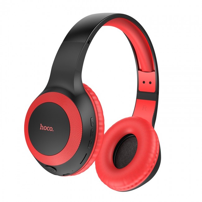 Накладные Bluetooth наушники Hoco W29 Outstanding Red — изображение 2