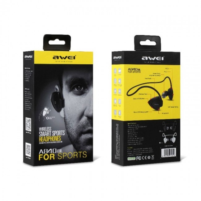 Bluetooth наушники Awei A840BL black — изображение 4