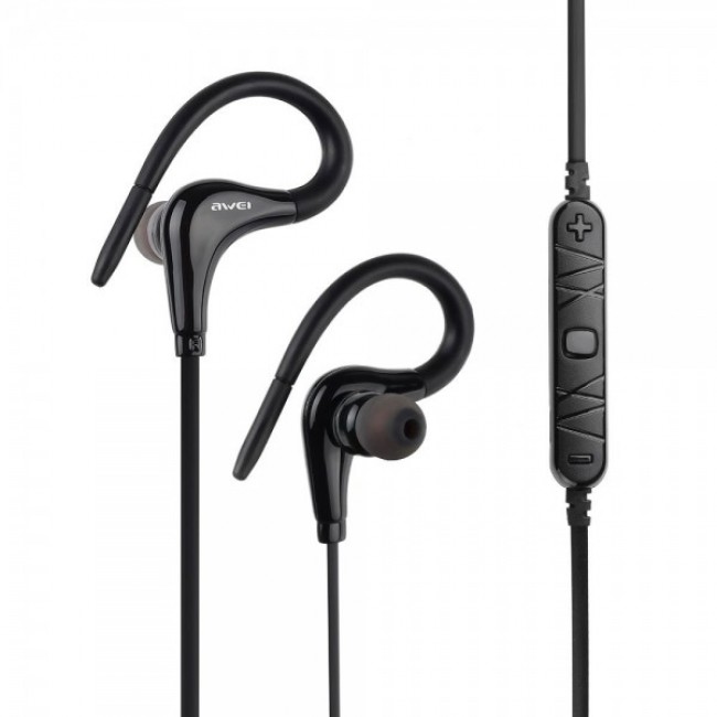 Беспроводные наушники для бега Awei A890BL Black — изображение 2