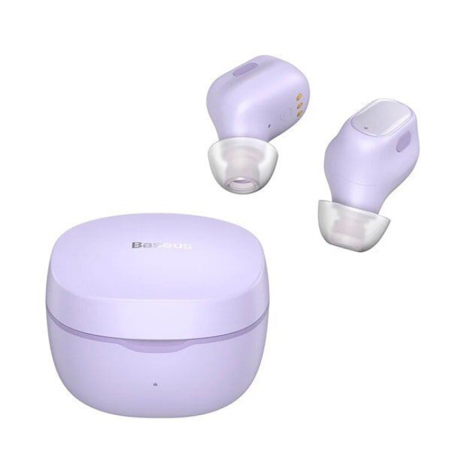 Беспроводные Bluetooth наушники Baseus Encok True Wireless Earphones WM01 Purple