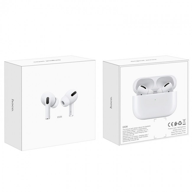 Bluetooth наушники Hoco ES36 Original series White — изображение 5