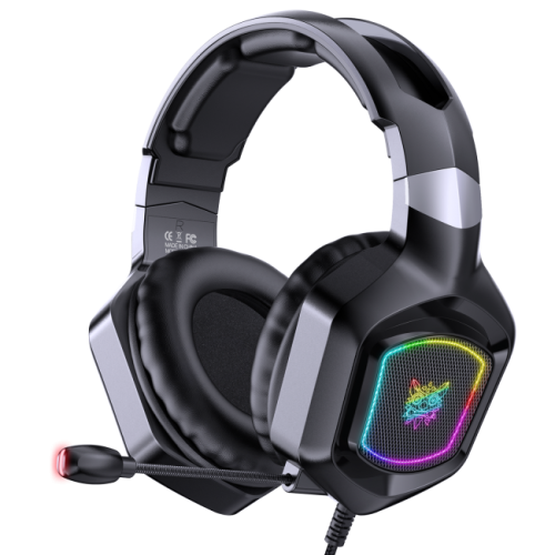 Наушники для игр на пк с микрофоном и подсветкой проводные Onikuma X8 Black