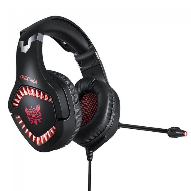 Наушники игровые Onikuma K1 PRO с микрофоном Black-Red — изображение 2