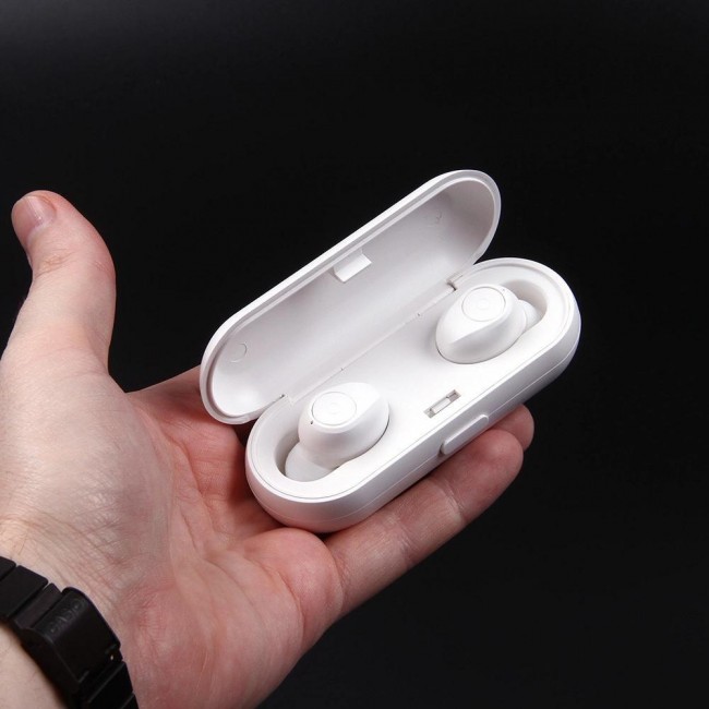 Беспроводные Bluetooth наушники Celebrat W5 TWS White — изображение 5