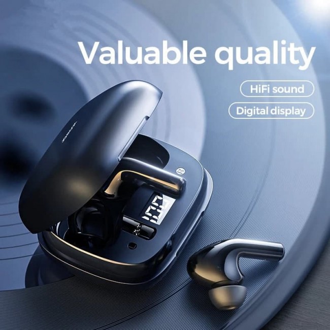 Наушники для айфона беспроводные Joyroom JR-TL6 TWS Earphone With LED Display Black — изображение 2