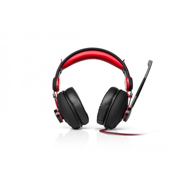 Игровые наушники для ПК с микрофоном проводные Sven AP-G888MV Black-Red — изображение 2