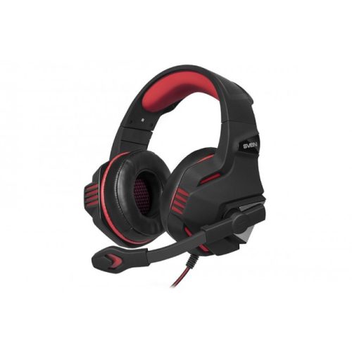 Игровые наушники для ПК с микрофоном проводные Sven AP-G890MV Black-Red