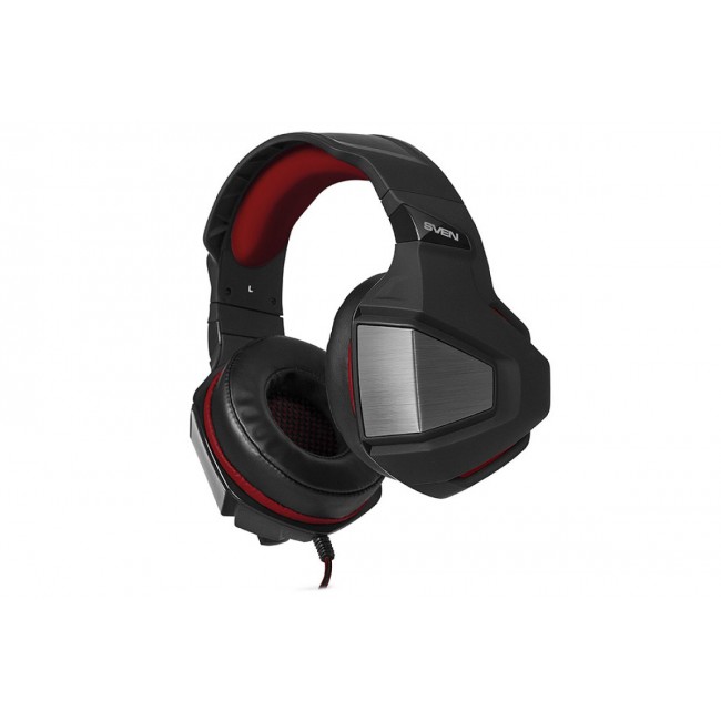 Игровые наушники для ПК с микрофоном проводные Sven AP-G890MV Black-Red — изображение 2