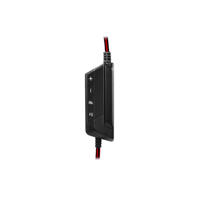 Проводные игровые наушники с микрофоном и обьемным звуком 7.1 Sven AP-U995MV USB Black-Red — изображение 4
