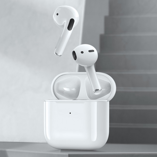 Наушники беспроводные для айфона Remax True Wireless Stereo Music Earbuds TWS-10 White — изображение 2